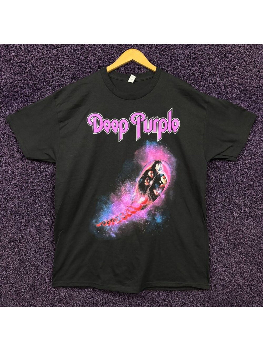 Deep Purple Fireball Album Cover Heavy Metal Band T-Shirt XL
